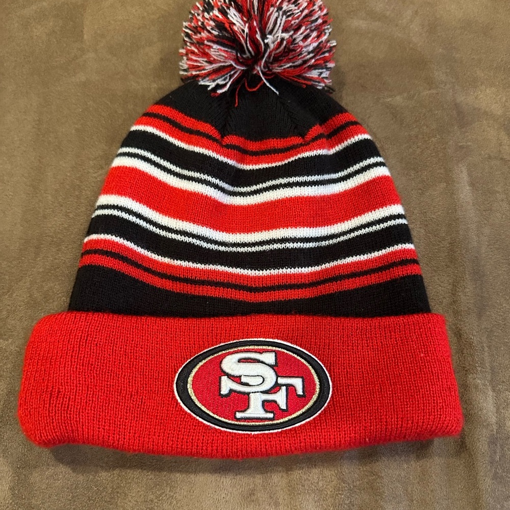 3 San Francisco 49ers beanies